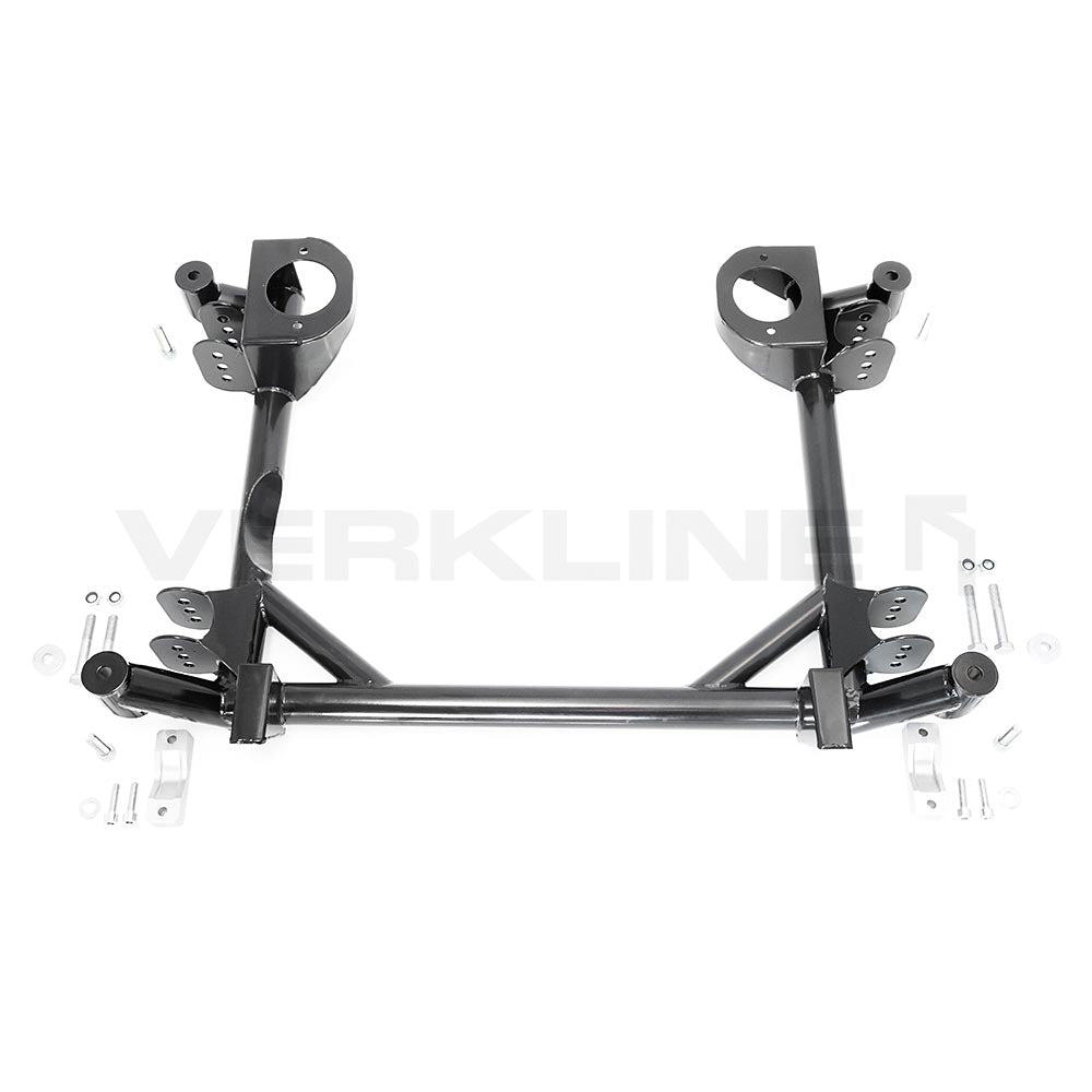 VERKLINE Leichtbau Achsträger Rohrrahmen passend für Audi Coupe Quattro B2 B3 B4 Set (Stahl)