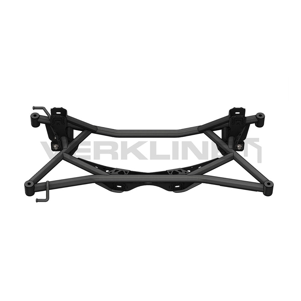 VERKLINE Leichtbau Hinterachsträger Rohrrahmen passend für VW Golf MK5 MK6 MK7 MK8 Scirocco FWD (Stahl)