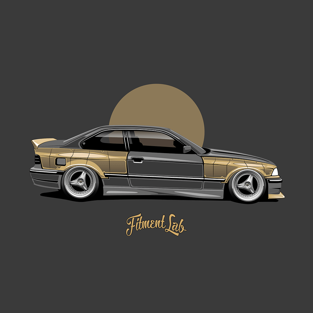 FITMENT LAB Widebody Kit BMW E36 Coupe Phase 3 (10 teilig) - PARTS33 GmbH