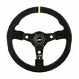 LUISI Racing Race YS Wildleder schwarz (geschüsseltes Lenkrad mit TÜV) - PARTS33 GmbH