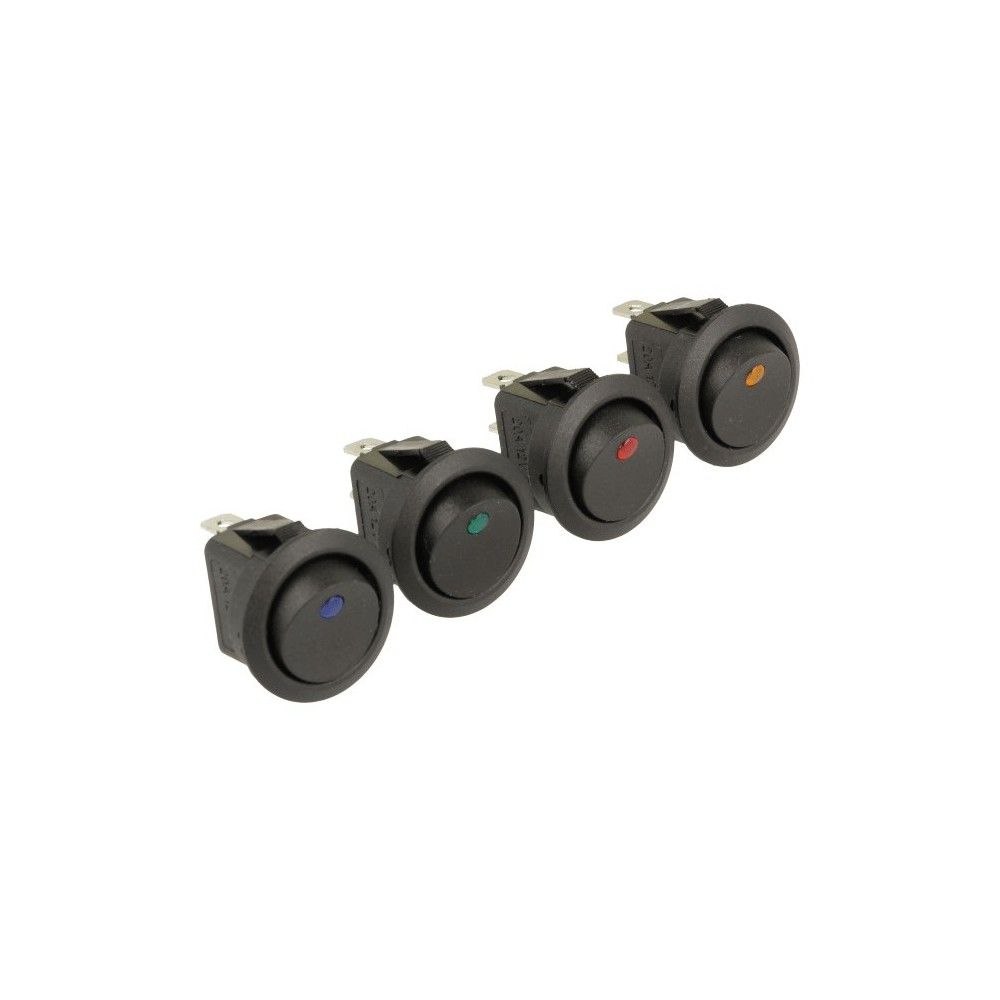 QSP Kippschalter LED grün beleuchtet (für Panel) - PARTS33 GmbH