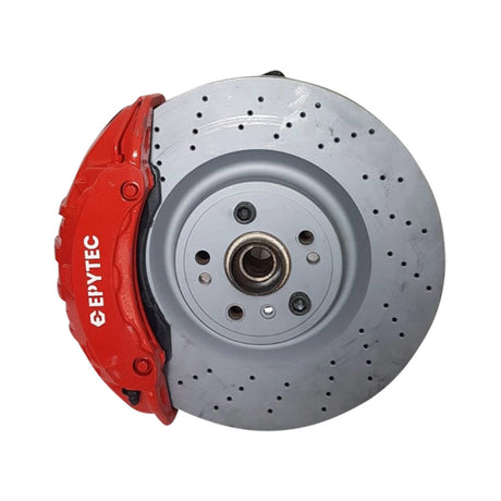 EPYTEC Bremssattel Adapter passend für VW Golf 5 6 Caddy Jetta Scirocco Touran / Audi A1 8X A3 8P TT 8J / Seat Leon Altea für 6-Kolben Porsche Sattel mit 375x36mm Bremsscheibe Vorderachse