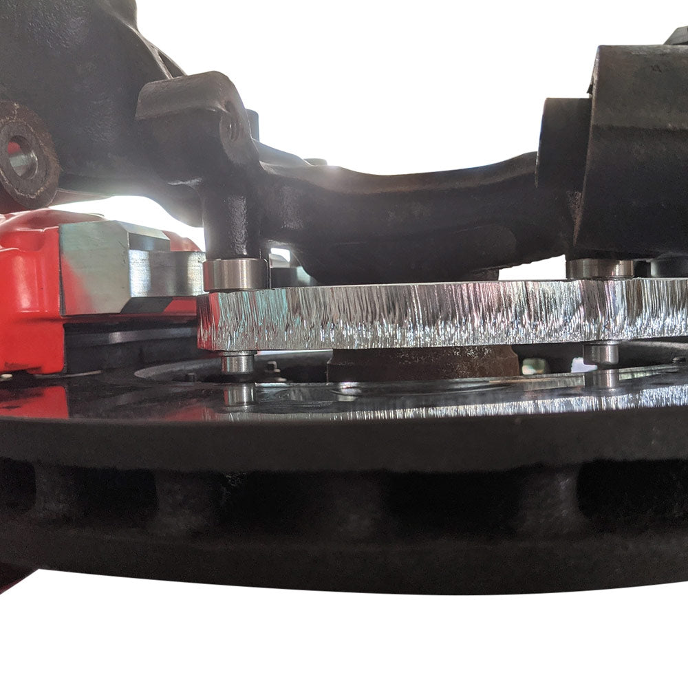 EPYTEC Bremssattel Adapter passend für VW Golf 7 8 / Audi A3 S1 / Skoda Octavia / Seat Leon für Audi R8 Keramik Bremsanlage Hinterachse