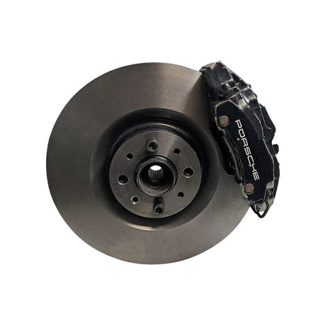 EPYTEC Bremssattel Adapter passend für VW Golf 1 Caddy Scirocco Jetta für 4-Kolben Porsche Sattel mit 330x28mm Bremsscheibe Vorderachse