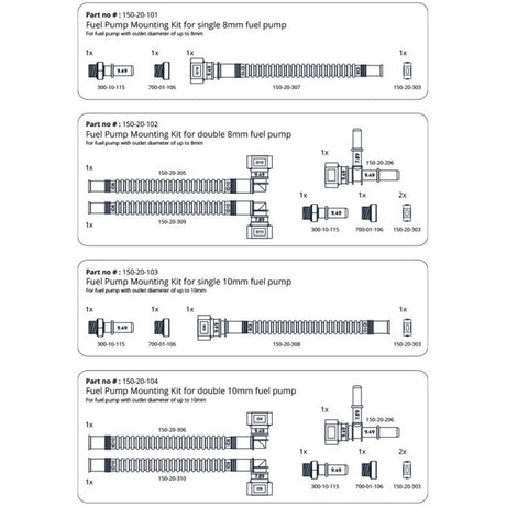 NUKE PERFORMANCE Montagesatz für Kraftstoffpumpe im Tank - PARTS33 GmbH