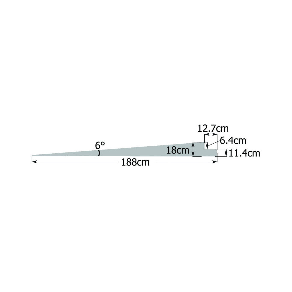 B-G RACING Auffahrrampen Super Low Rise schwarz (verschiedene Grössen)
