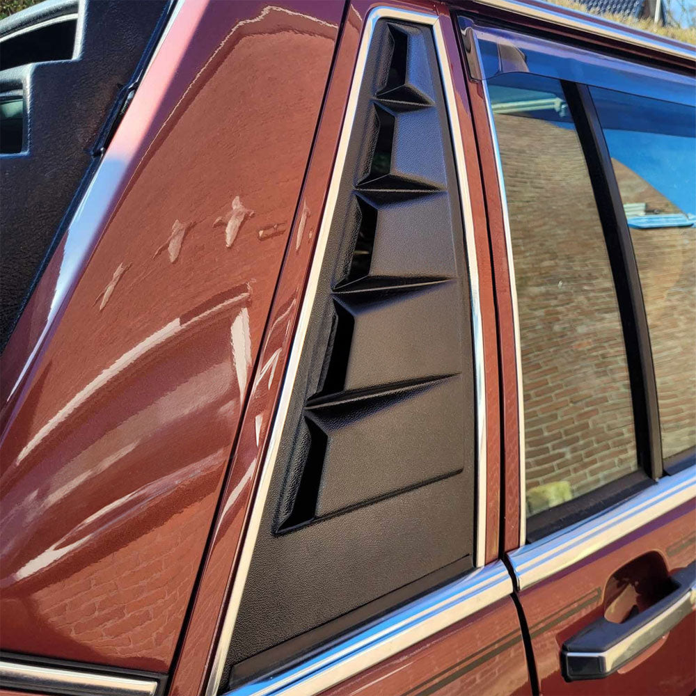 SEKCUSTOMS Seitenfenster Abdeckung Louver passend für Volvo 740 760 780