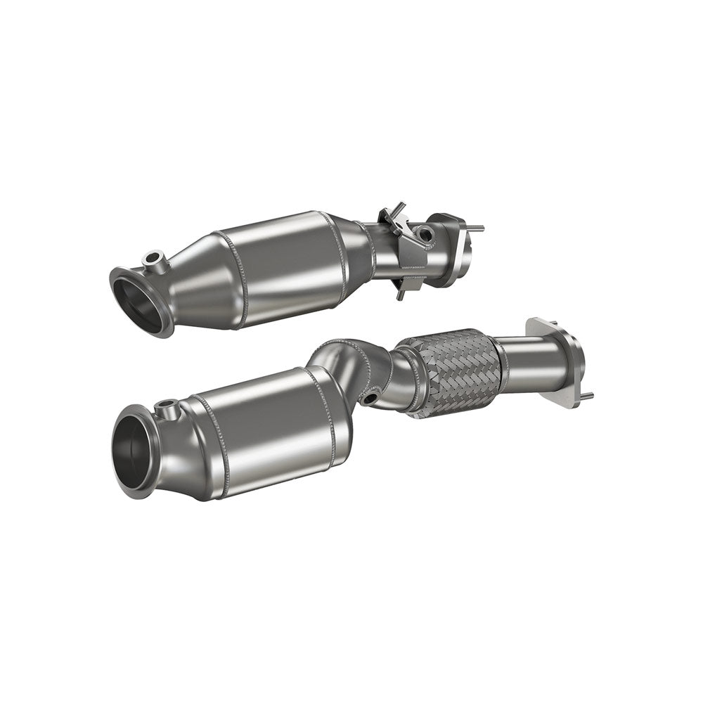 HJS Downpipe passend für BMW M2 G87 / M3 M4 G80 G82 G83 / X3M X4M F97 F98 S58B30 (eintragungsfrei)