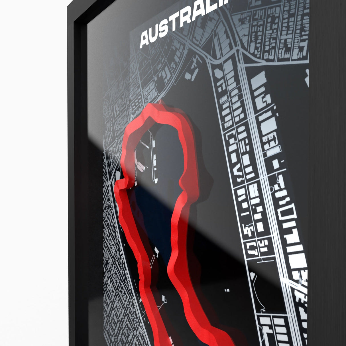 AP 10 Australien 3D Poster (gerahmt)