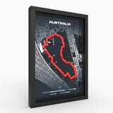 AP 10 Australien 3D Poster (gerahmt)