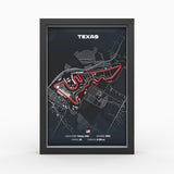 AP10 Austin 3D Poster (gerahmt)