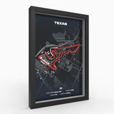AP10 Austin 3D Poster (gerahmt)