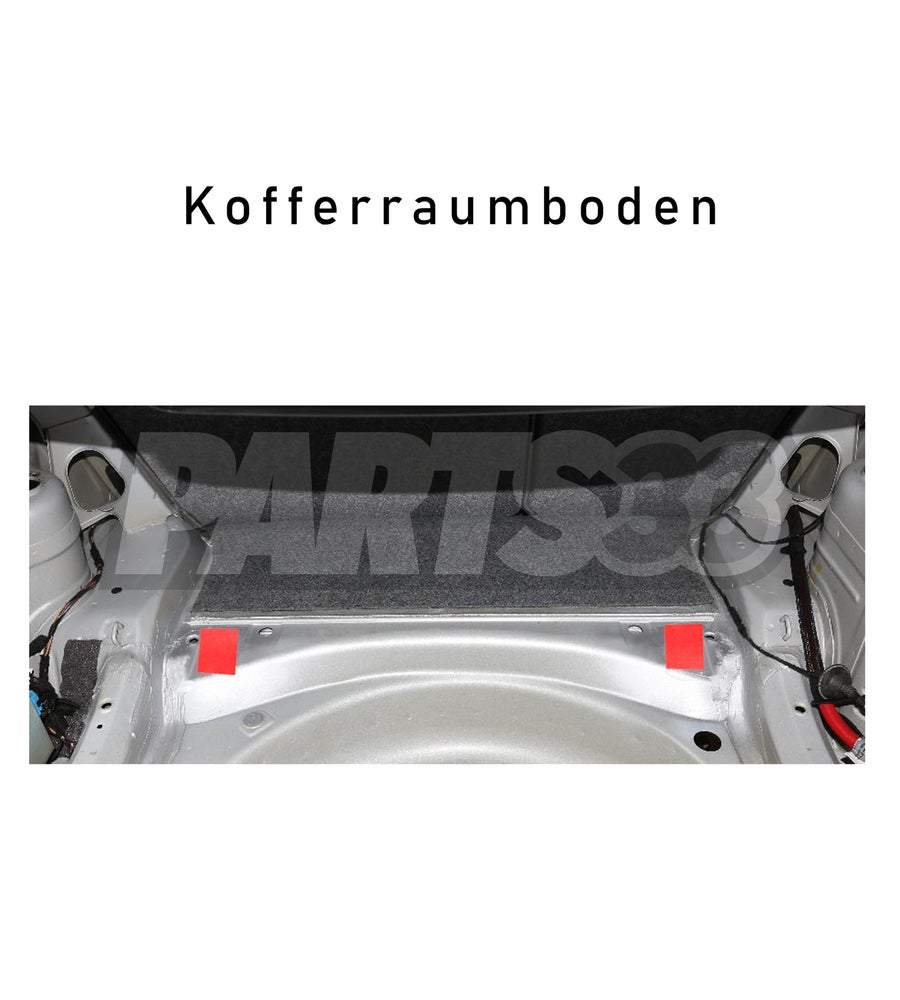 PMC MOTORSPORT Verstärkungsbleche Einschweissbleche Set V2 passend für BMW E46 Hinterachsträger (Stahl)