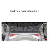 PMC MOTORSPORT Verstärkungsbleche Einschweissbleche Set V2 passend für BMW E46 Hinterachsträger (Stahl)