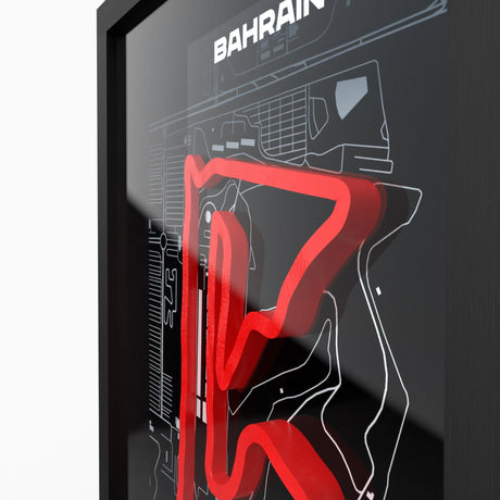 AP10 Bahrain 3D Poster (gerahmt)