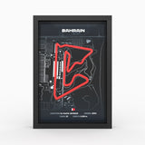 AP10 Bahrain 3D Poster (gerahmt)