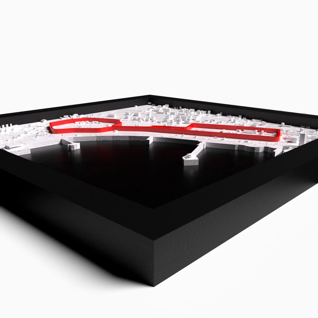 AP10 Baku GP 3D Tile (gerahmt)