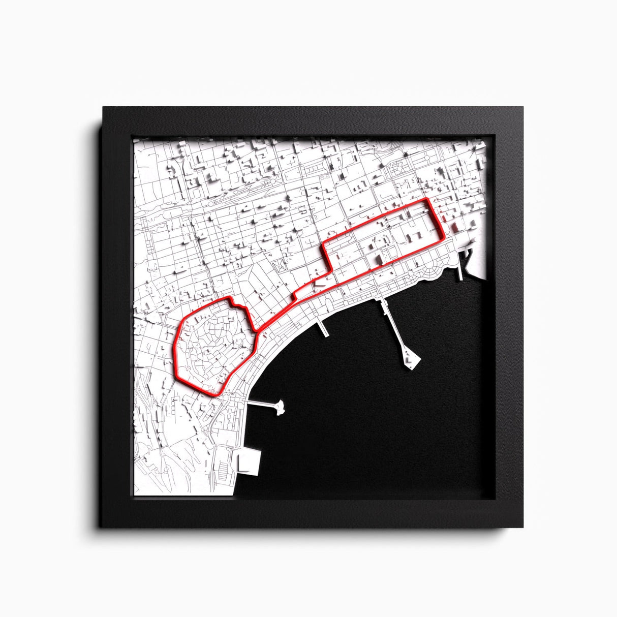 AP10 Baku GP 3D Tile (gerahmt)