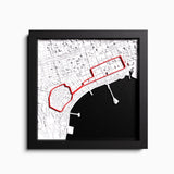AP10 Baku GP 3D Tile (gerahmt)