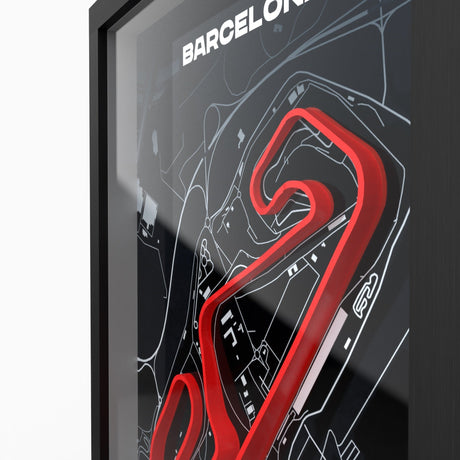 AP10 Barcelona 3D Poster (gerahmt)