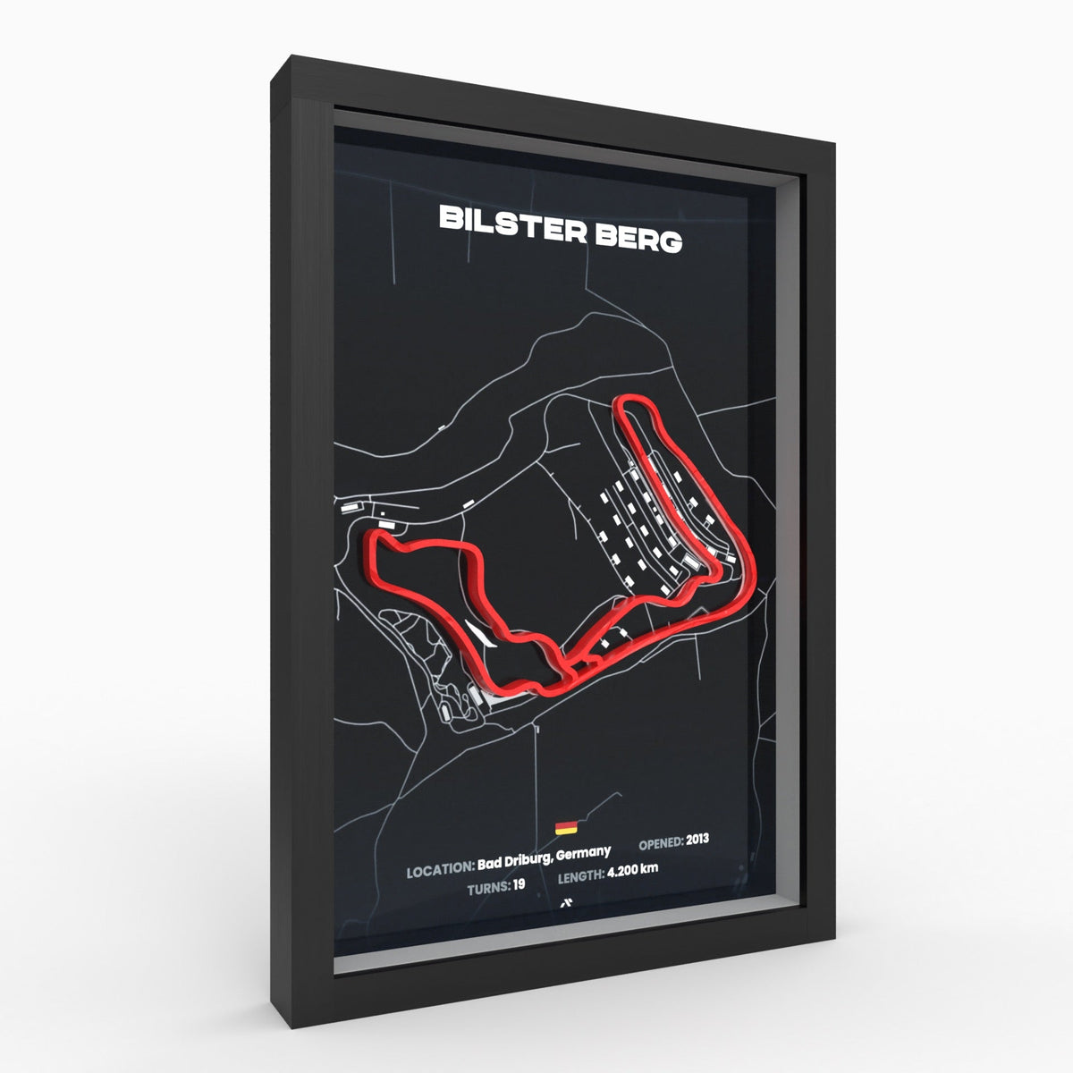AP10 Bilster Berg 3D Poster (gerahmt)