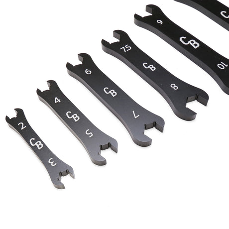 CHASE BAYS Aluminium AN Schraubenschlüssel Set 12 Größen
