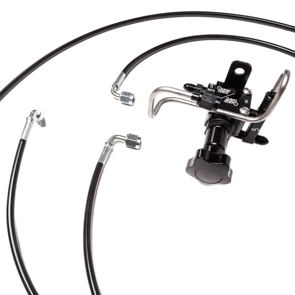 CHASE BAYS Bremsleitung Relocation Kit für Brake Booster Eliminator passend für BMW E46