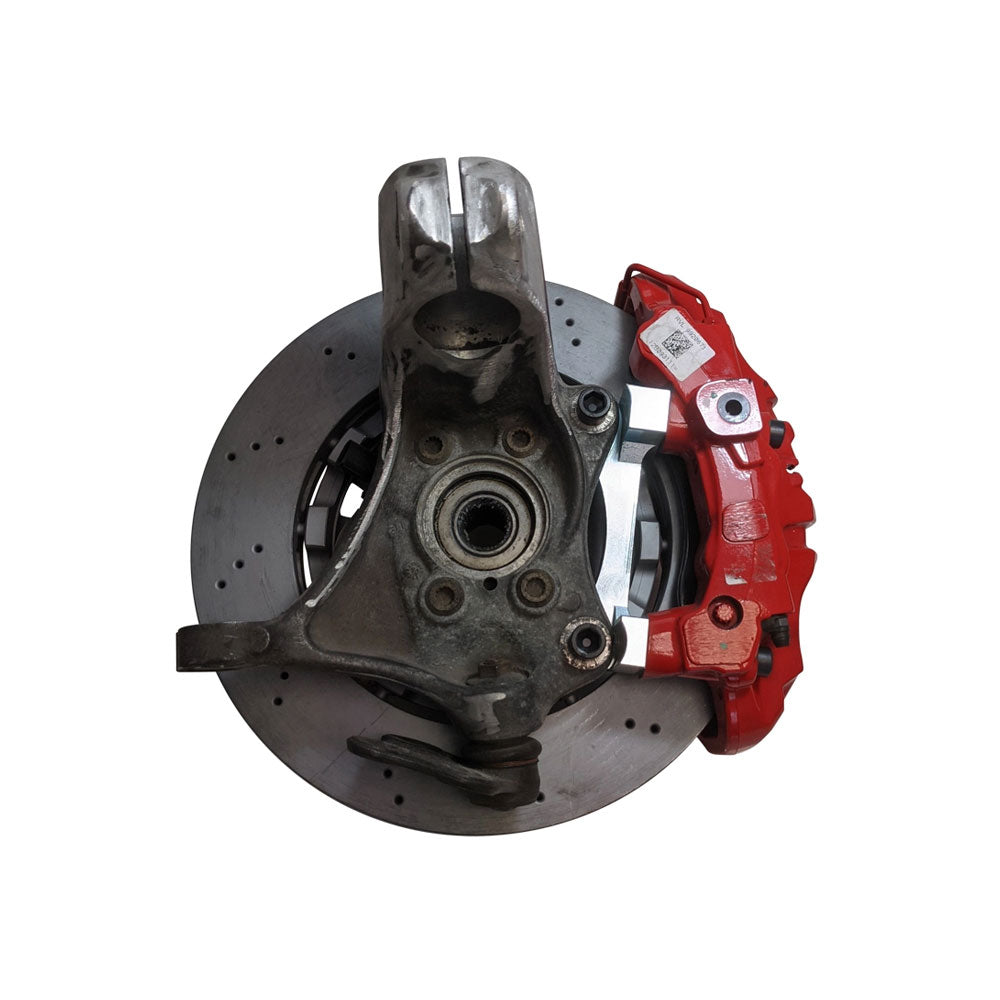 EPYTEC Bremssattel Adapter passend für Audi TT TTS TTRS 8J für 6-Kolben Porsche Sattel mit 370x32mm Bremsscheibe Vorderachse