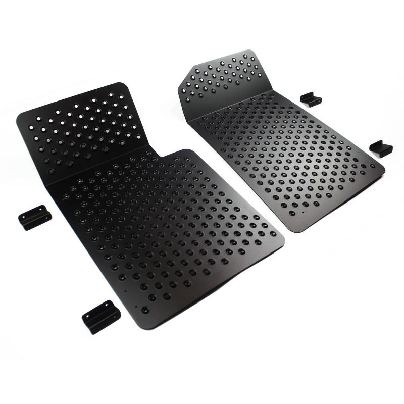 FAMEFORM Trittbretter Bodenbleche Set passend für BMW E9X (Aluminium)