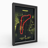 AP10 Monza 3D Poster (gerahmt)