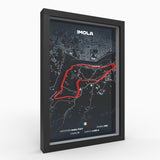 AP10 Imola 3D Poster (gerahmt)