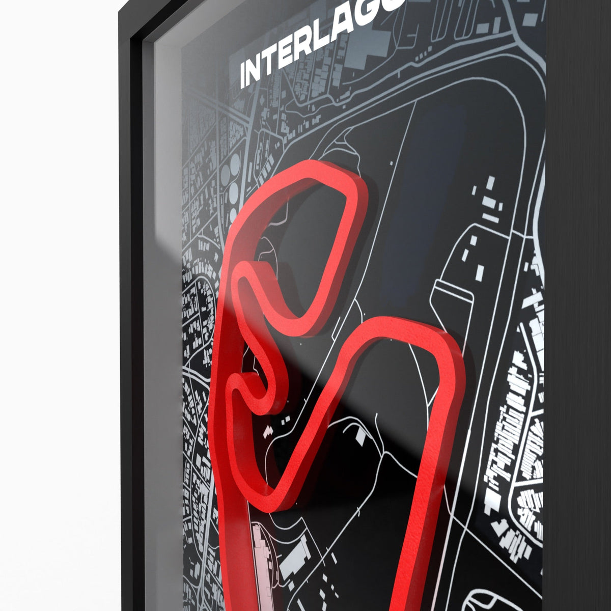 AP10 Brasilien 3D Poster (gerahmt)