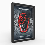 AP10 Brasilien 3D Poster (gerahmt)