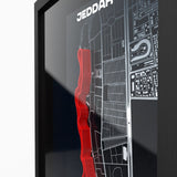 AP10 Jeddah 3D Poster (gerahmt)