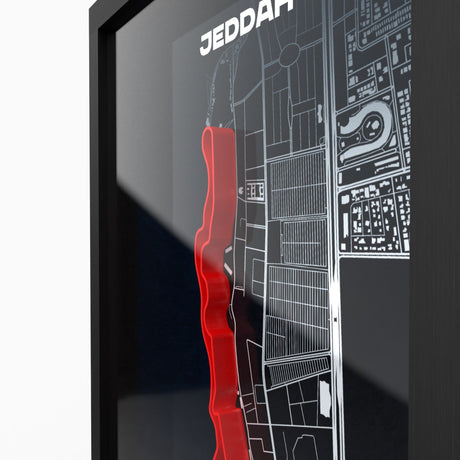 AP10 Jeddah 3D Poster (gerahmt)