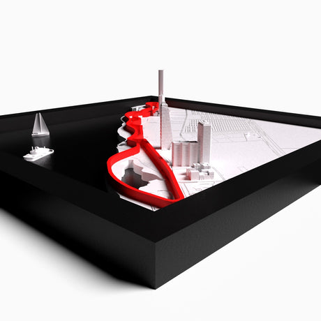 AP10 Jeddah 3D Tile (gerahmt)