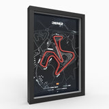 AP10 Jerez 3D Poster (gerahmt)