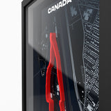 AP10 Kanada 3D Poster (gerahmt)