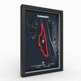 AP10 Kanada 3D Poster (gerahmt)