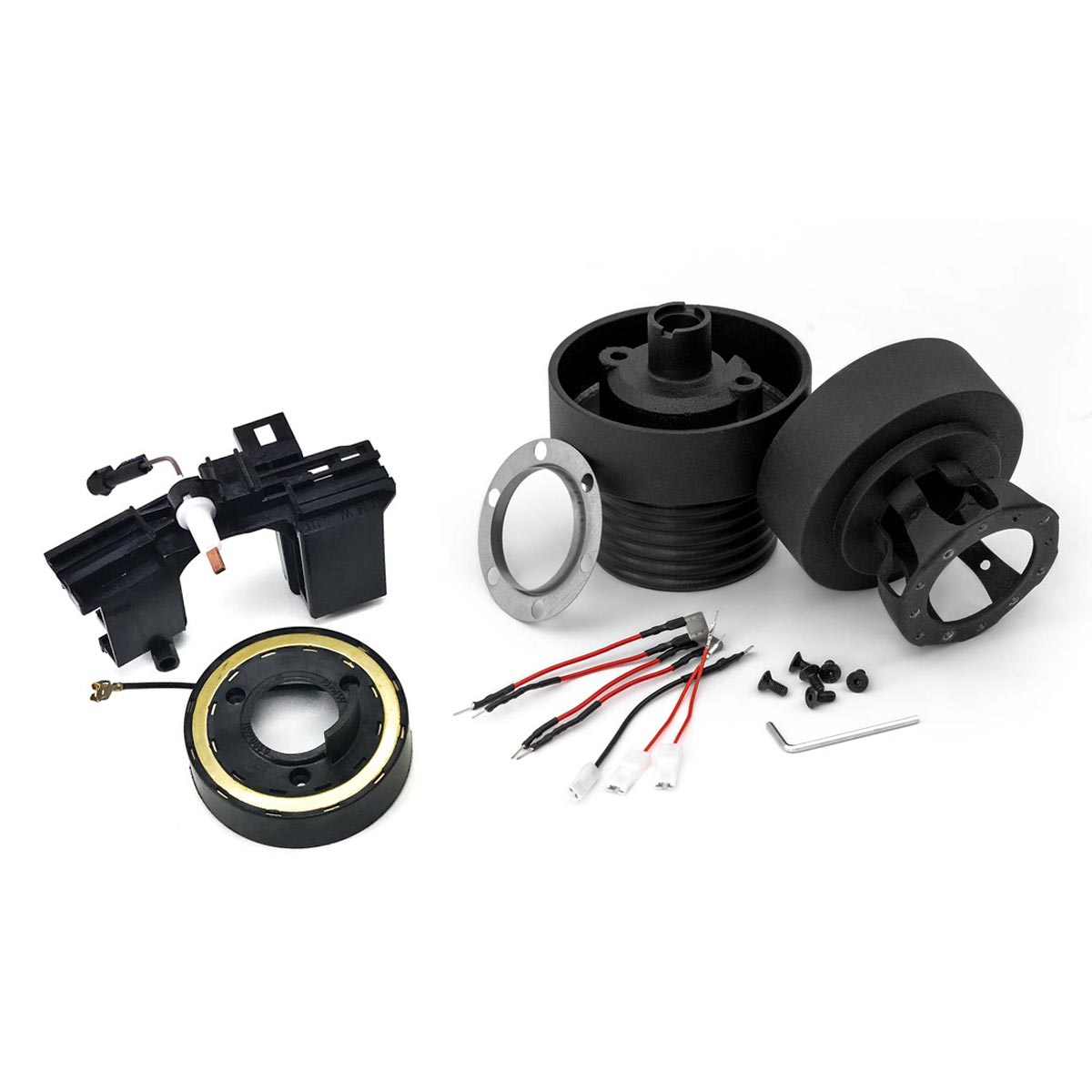 LUISI Mirage Race Sportlenkrad Wildleder Komplettset passend für BMW E36 (geschüsselt / mit TÜV)