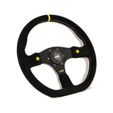 LUISI Stealth Race HP YS Sportlenkrad Wildleder schwarz (flach geschüsselt / mit TÜV)
