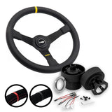 LUISI Mirage Race Sportlenkrad Leder Komplettset passend für Mazda MX-5 NB 1998-2005 (geschüsselt / mit TÜV)
