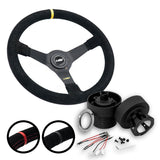 LUISI Mirage Race Sportlenkrad Wildleder Komplettset passend für Toyota GT86 ab 2012 (geschüsselt / mit TÜV)