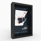 AP10 Monaco City 3D Poster (gerahmt)