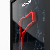 AP10 Monza 3D Poster (gerahmt)