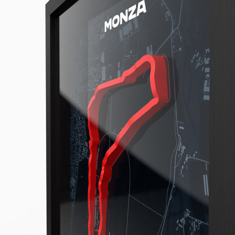 AP10 Monza 3D Poster (gerahmt)