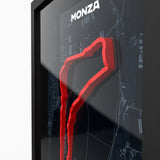 AP10 Monza 3D Poster (gerahmt)
