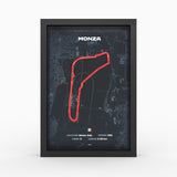 AP10 Monza 3D Poster (gerahmt)