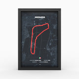 AP10 Monza 3D Poster (gerahmt)