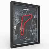 AP10 Monza 3D Poster (gerahmt)